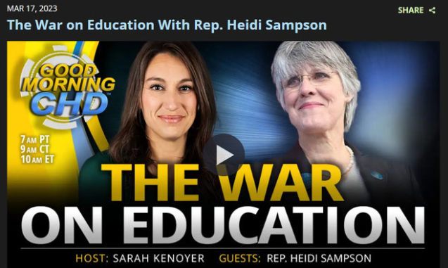 The War on Education with Rep. Heidi Sampson